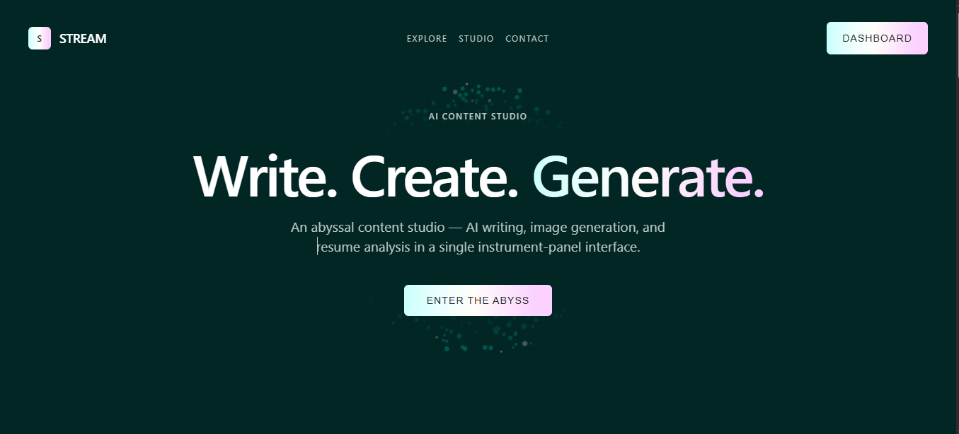 Stream — AI Content Studio screenshot 1
